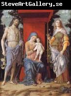 Andrea Mantegna The Virgin and Child with the Magadalen and Saint John the Baptist